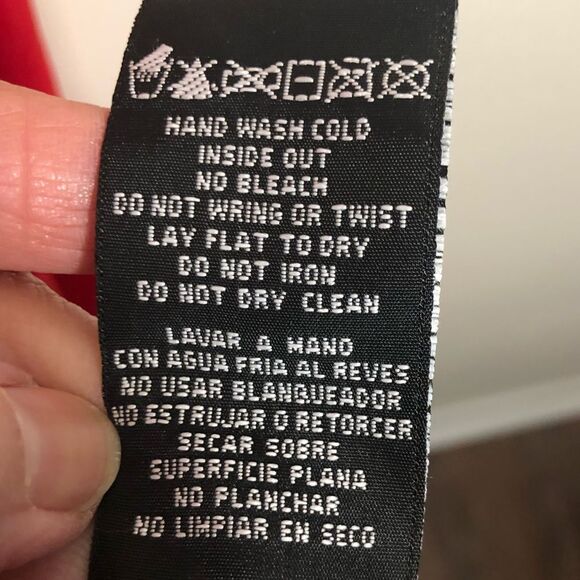 NEW🏷 Red Lace NW Nightway Sz 8 full length sleeveless dress keyhole front - Picture 15 of 16